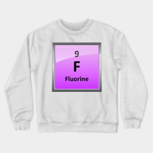 Fluorine Element Tile - Periodic Table Crewneck Sweatshirt